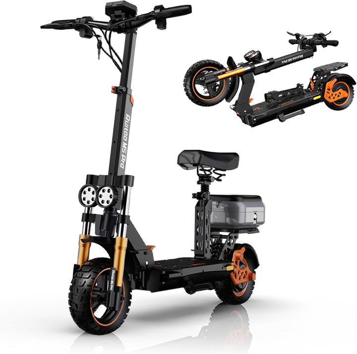 Ruitoo M5 Pro Foldable All-Terrain Electric Scooter for Adults, 1600W Motor, 998Wh Battery